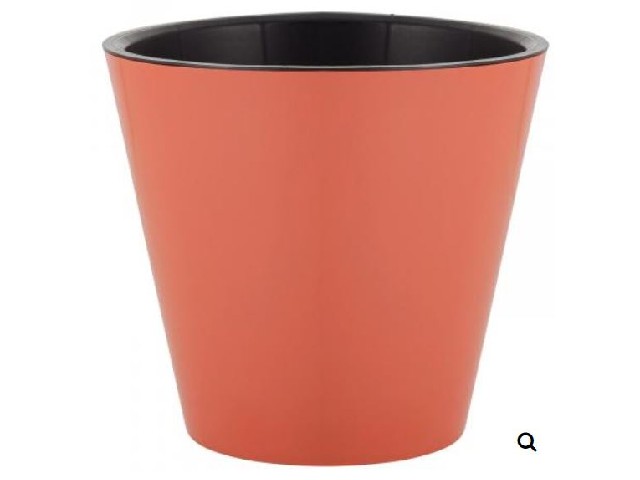 Горшок для цветов InGreen London D280мм, 10,5л c дренажной вставкой, Итальянский терракот